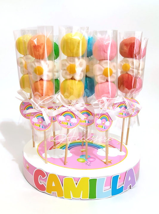 Base con 10 marshmallow