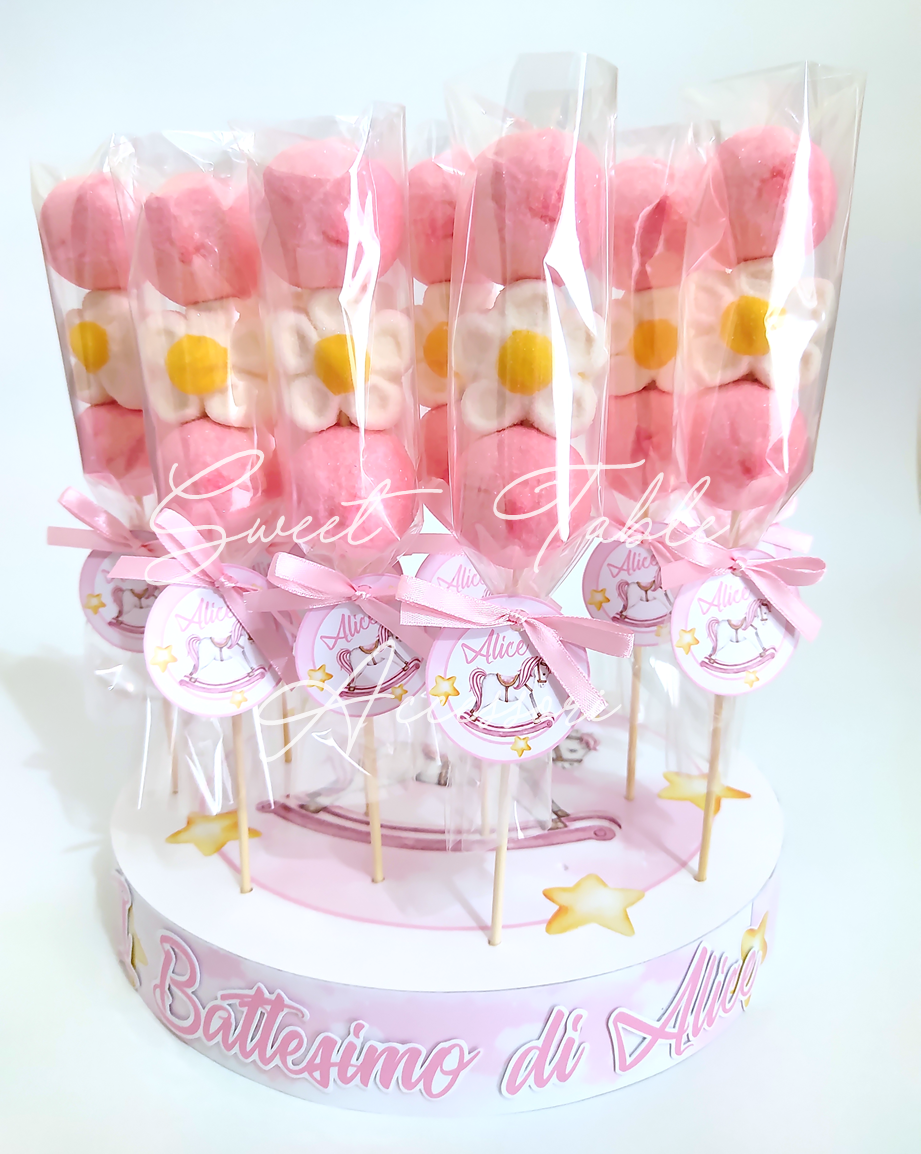 Base con 10 marshmallow