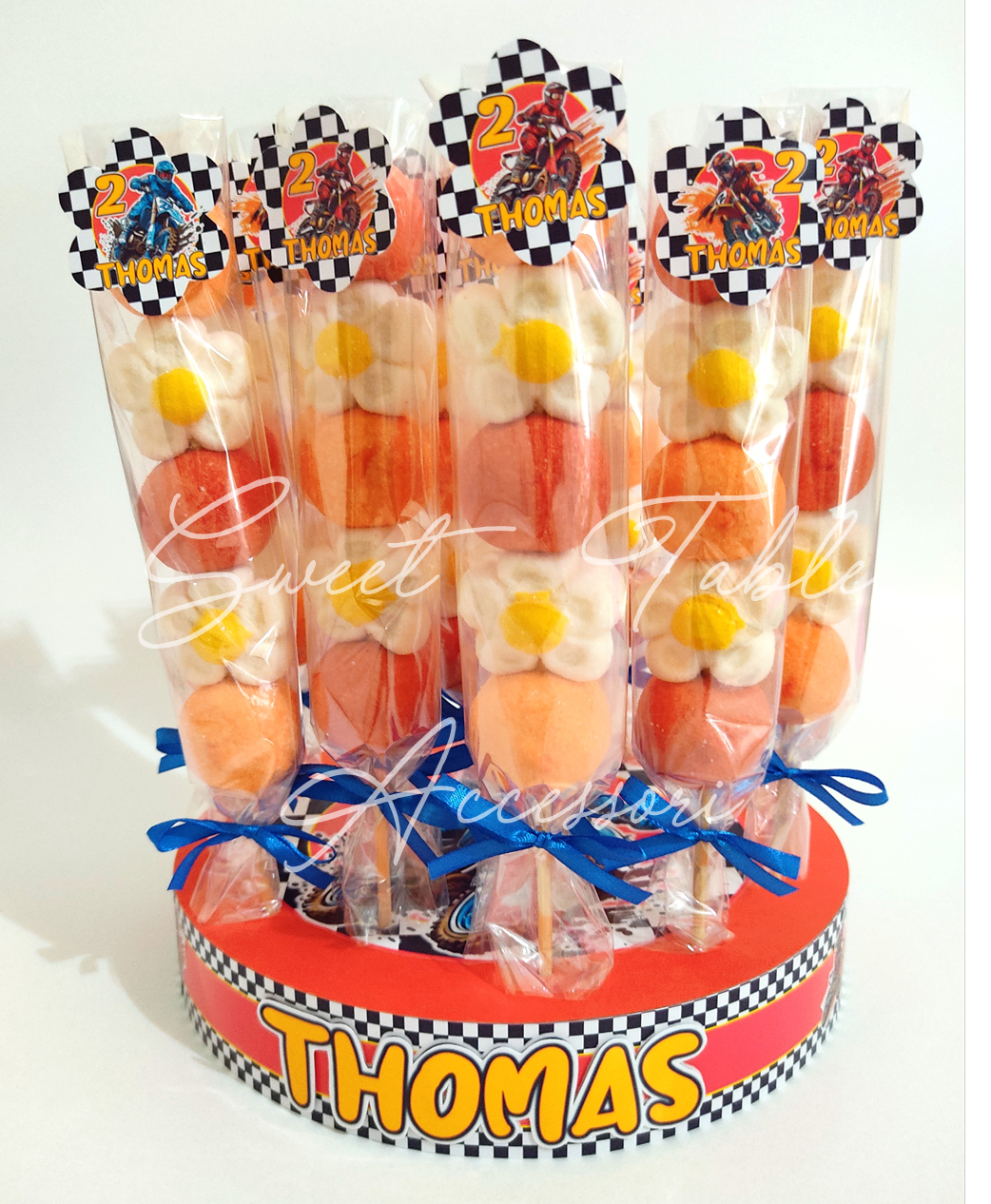 Base con 10 marshmallow