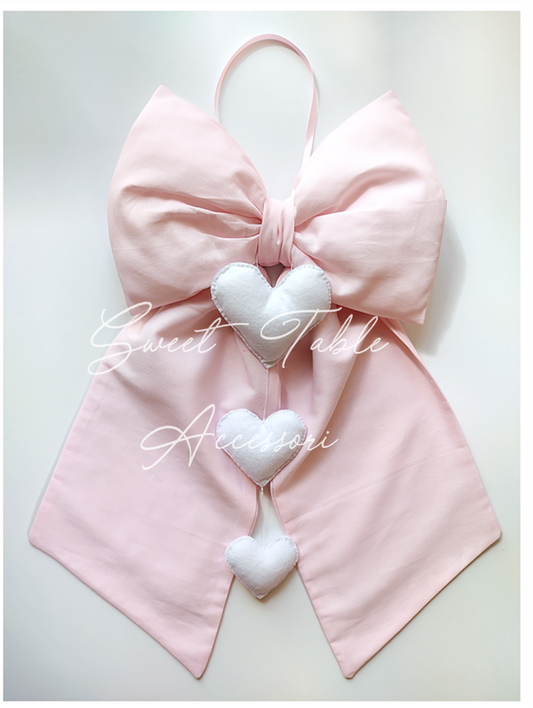 Fiocco nascita cuori