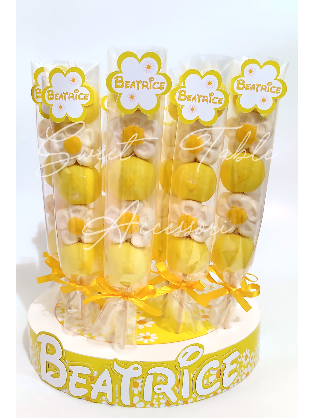 Base con 10 marshmallow