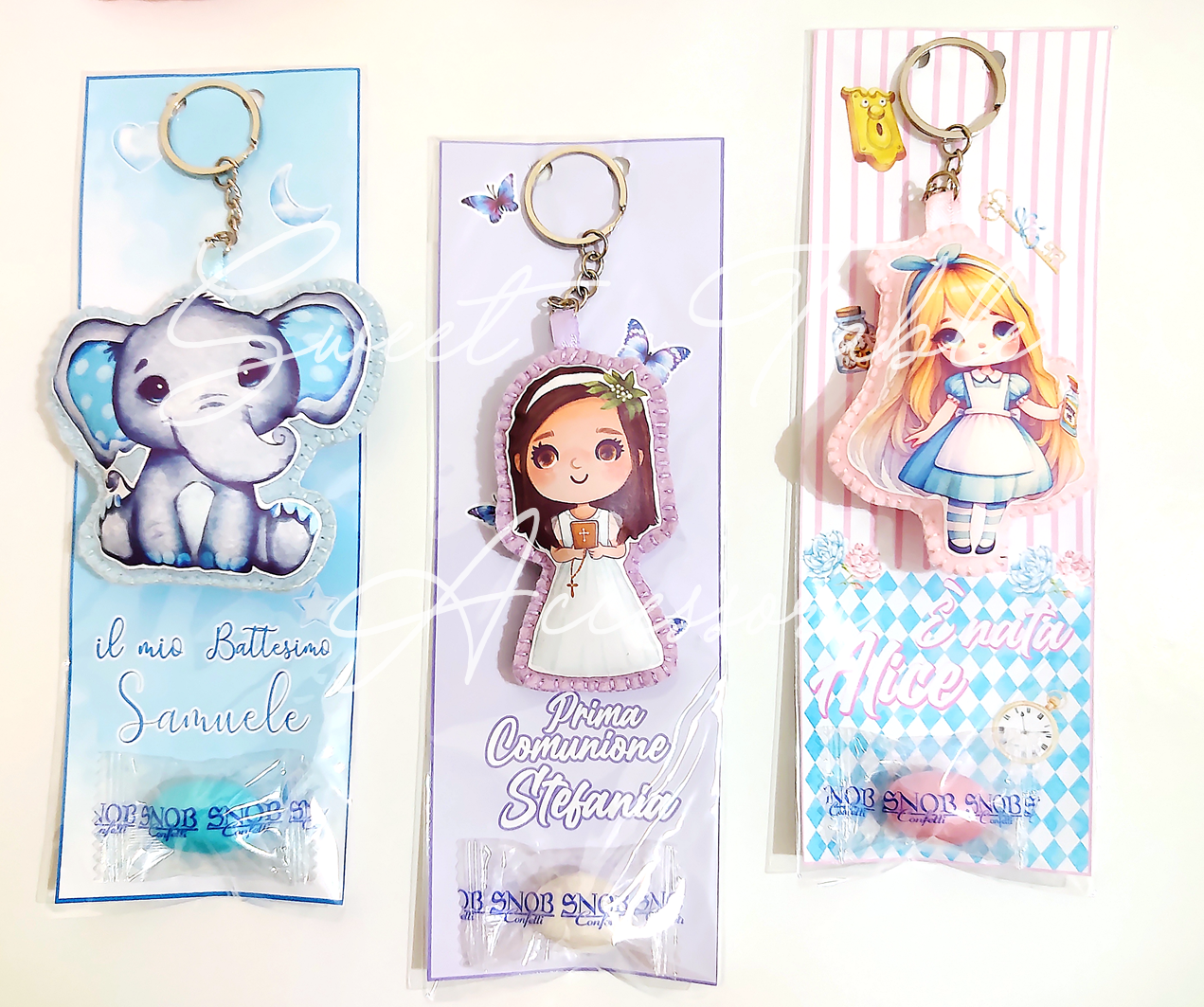 Portachiavi personalizzato in pannolenci