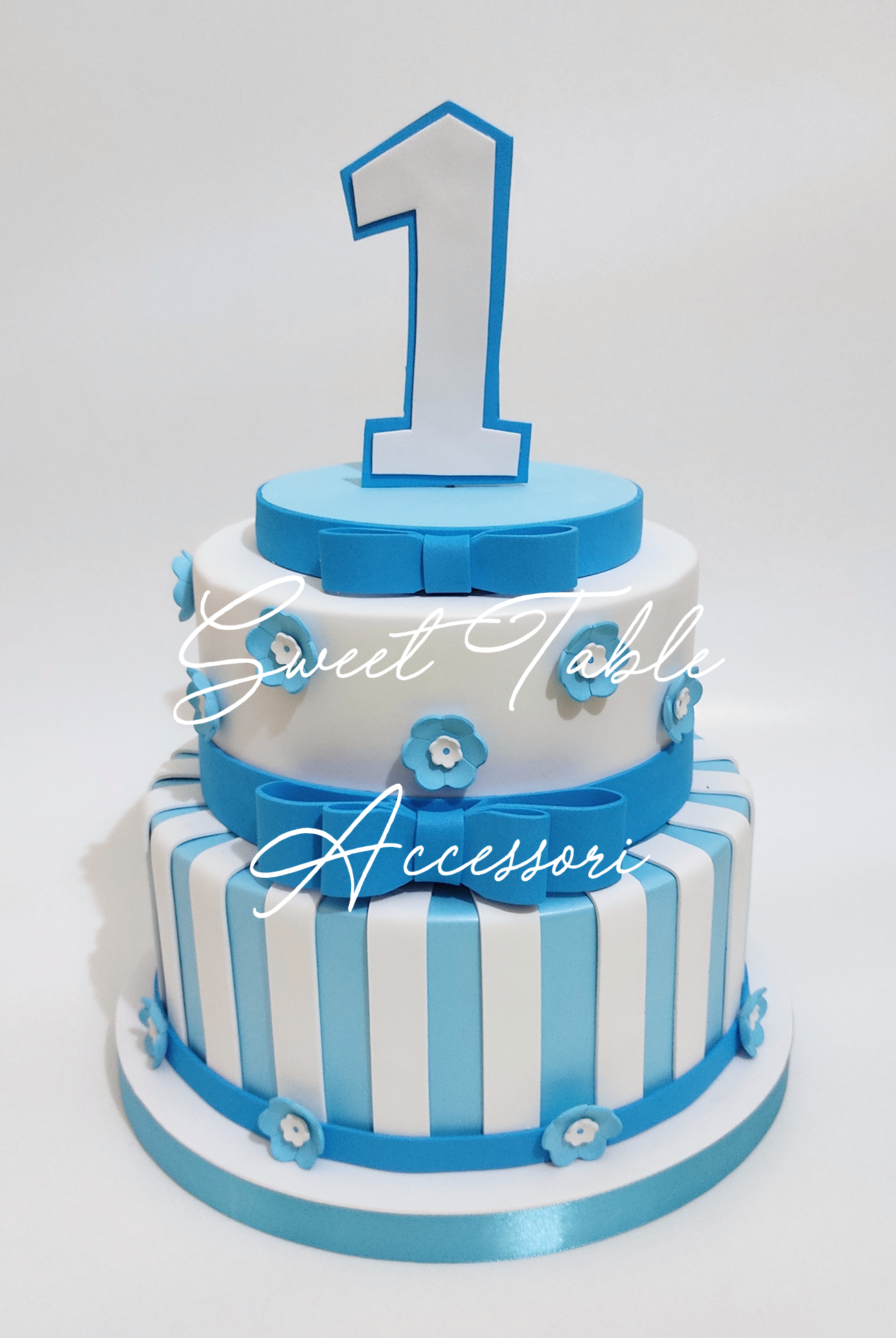 Torta Primo Compleanno fiorellini