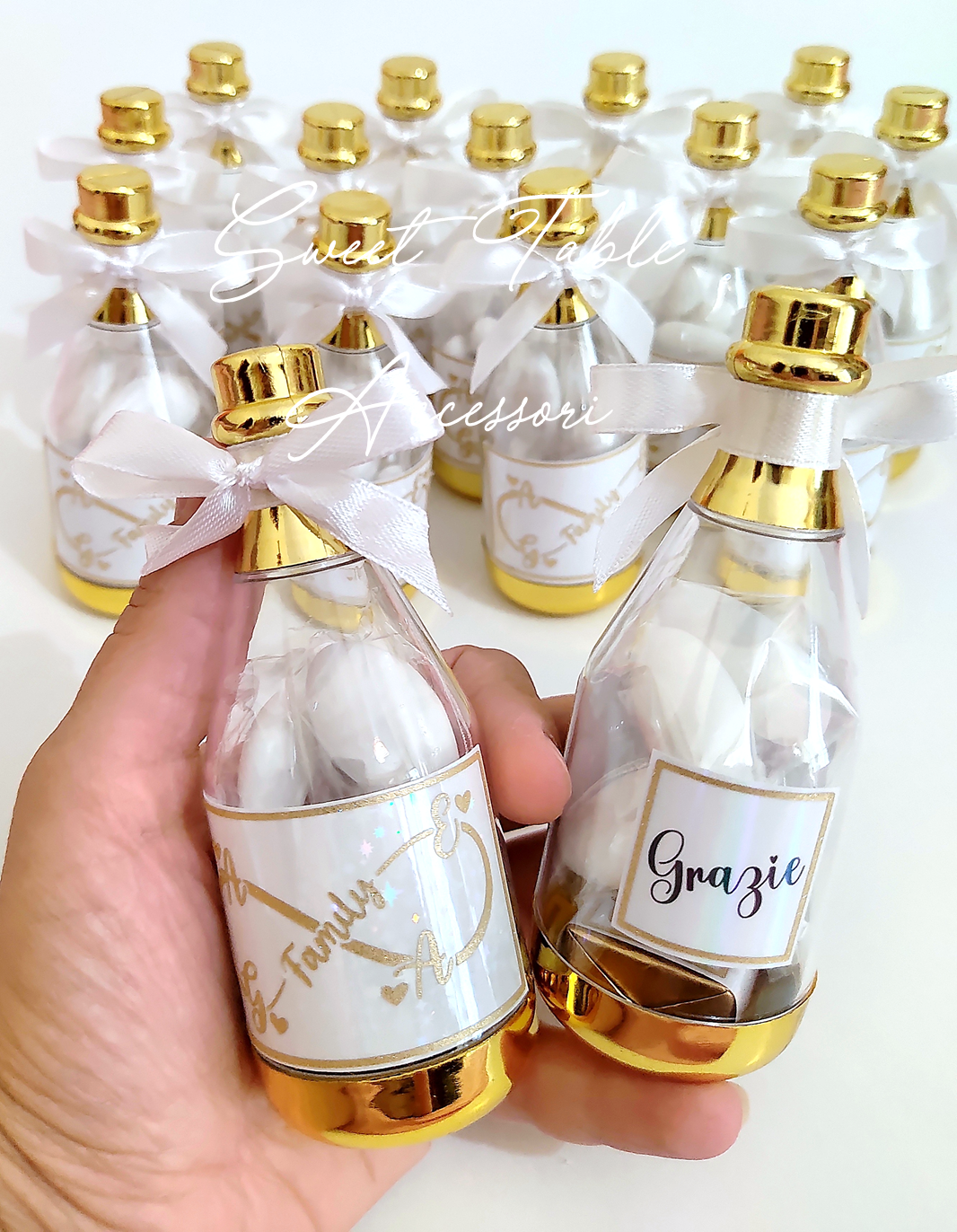 Bomboniera bottiglietta personalizzata per compleanni e anniversari