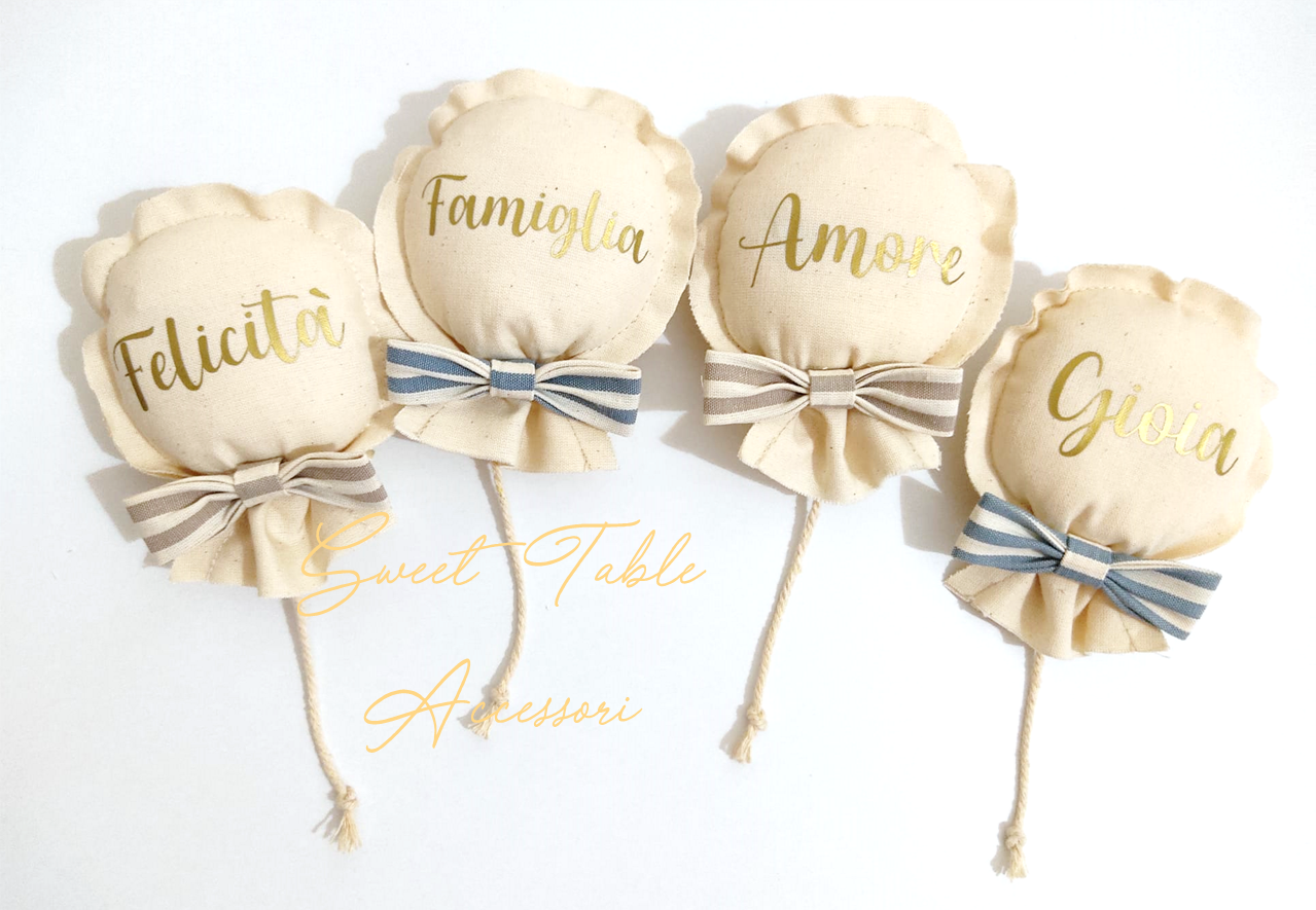 Sacchettino artigianale forma palloncino