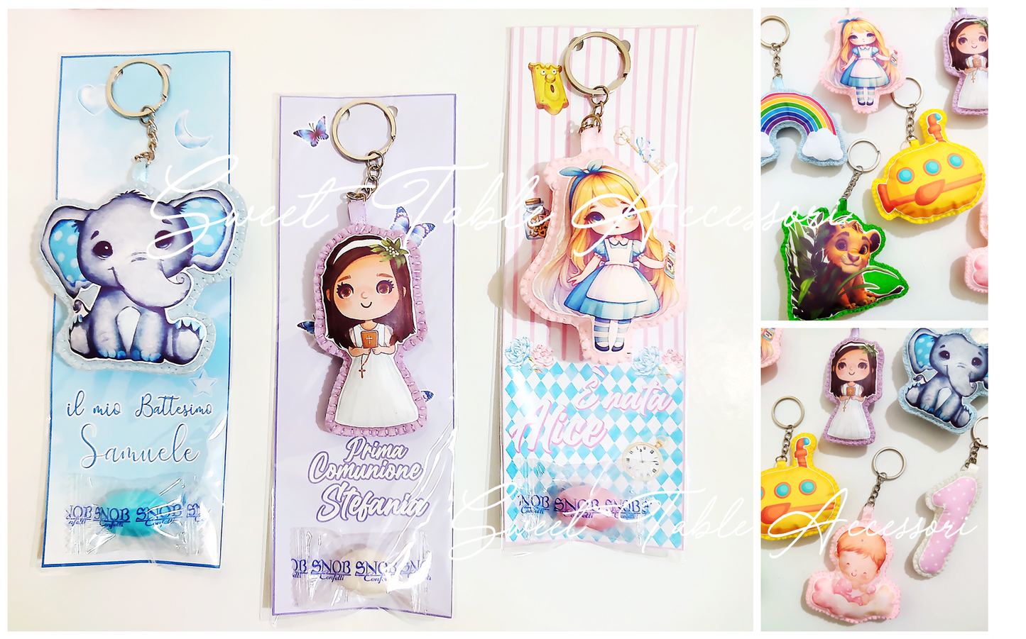 Portachiavi personalizzato in pannolenci