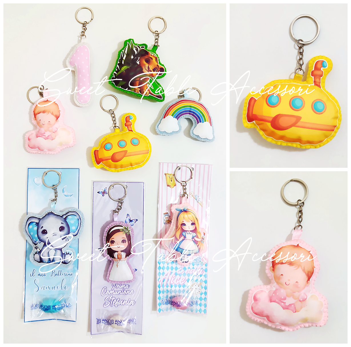 Portachiavi personalizzato in pannolenci