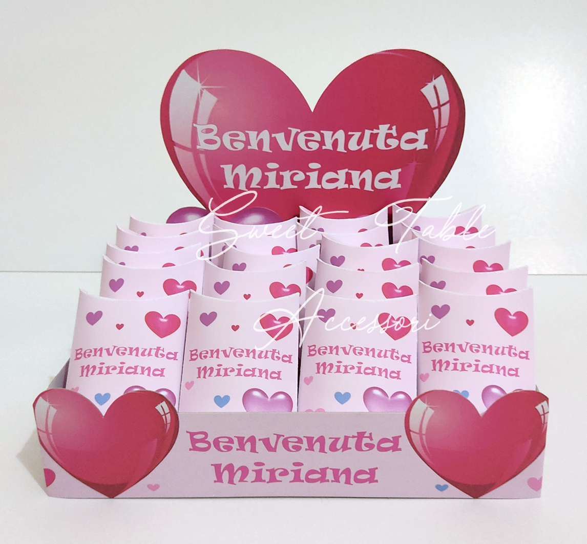 Base con 20 scatoline (vuote)