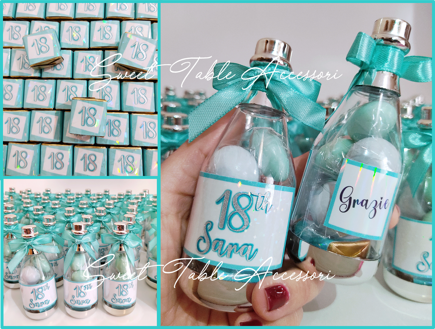 Bomboniera bottiglietta personalizzata per compleanni e anniversari