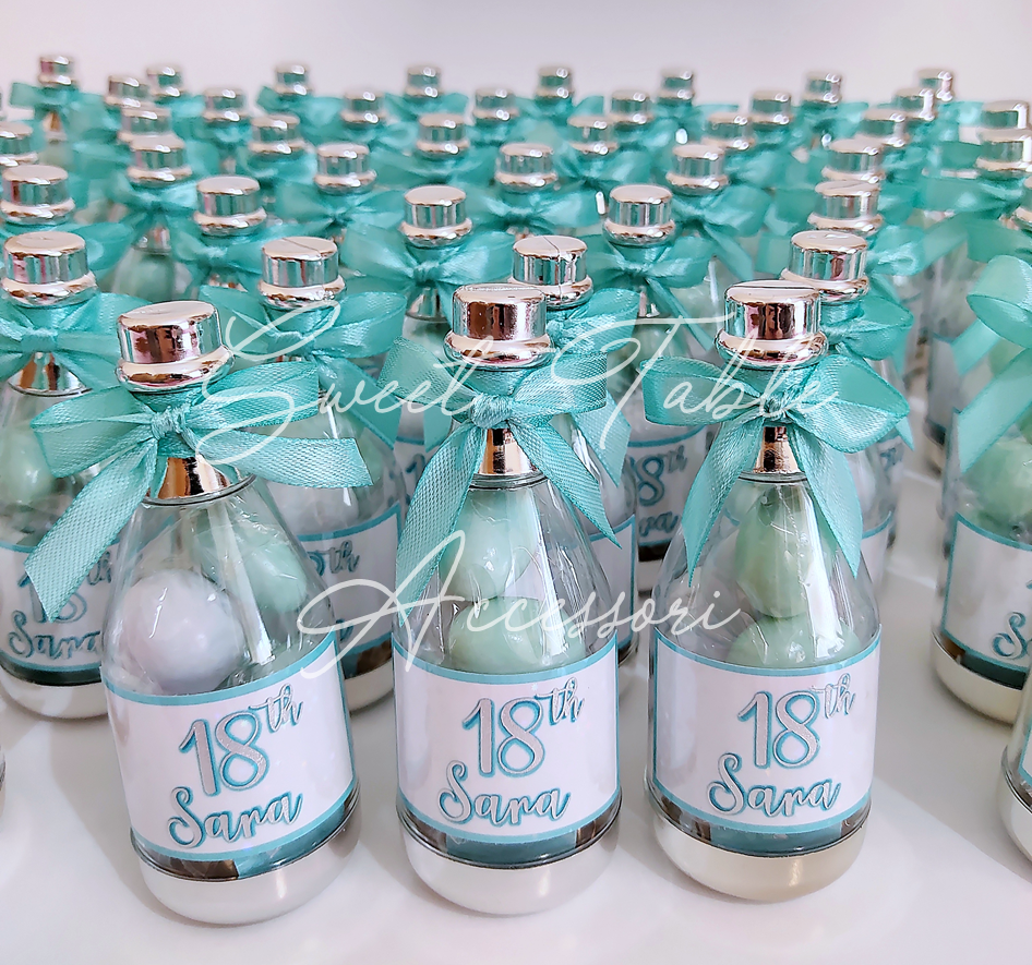 Bomboniera bottiglietta personalizzata per compleanni e anniversari