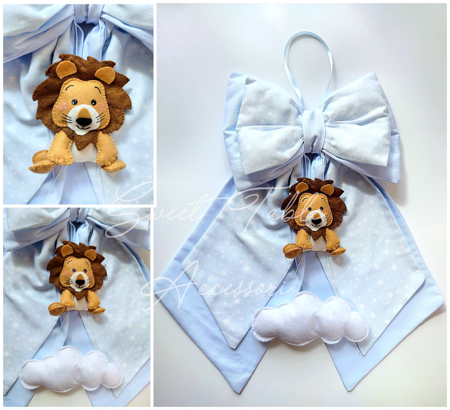 Fiocco nascita leone