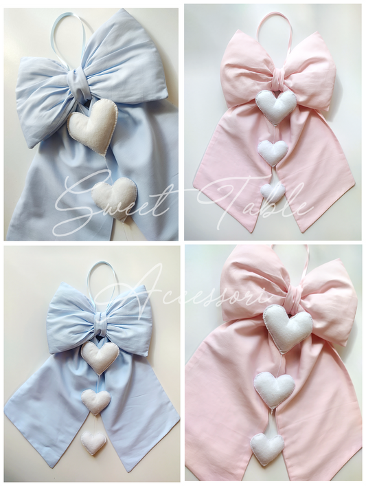 Fiocco nascita cuori