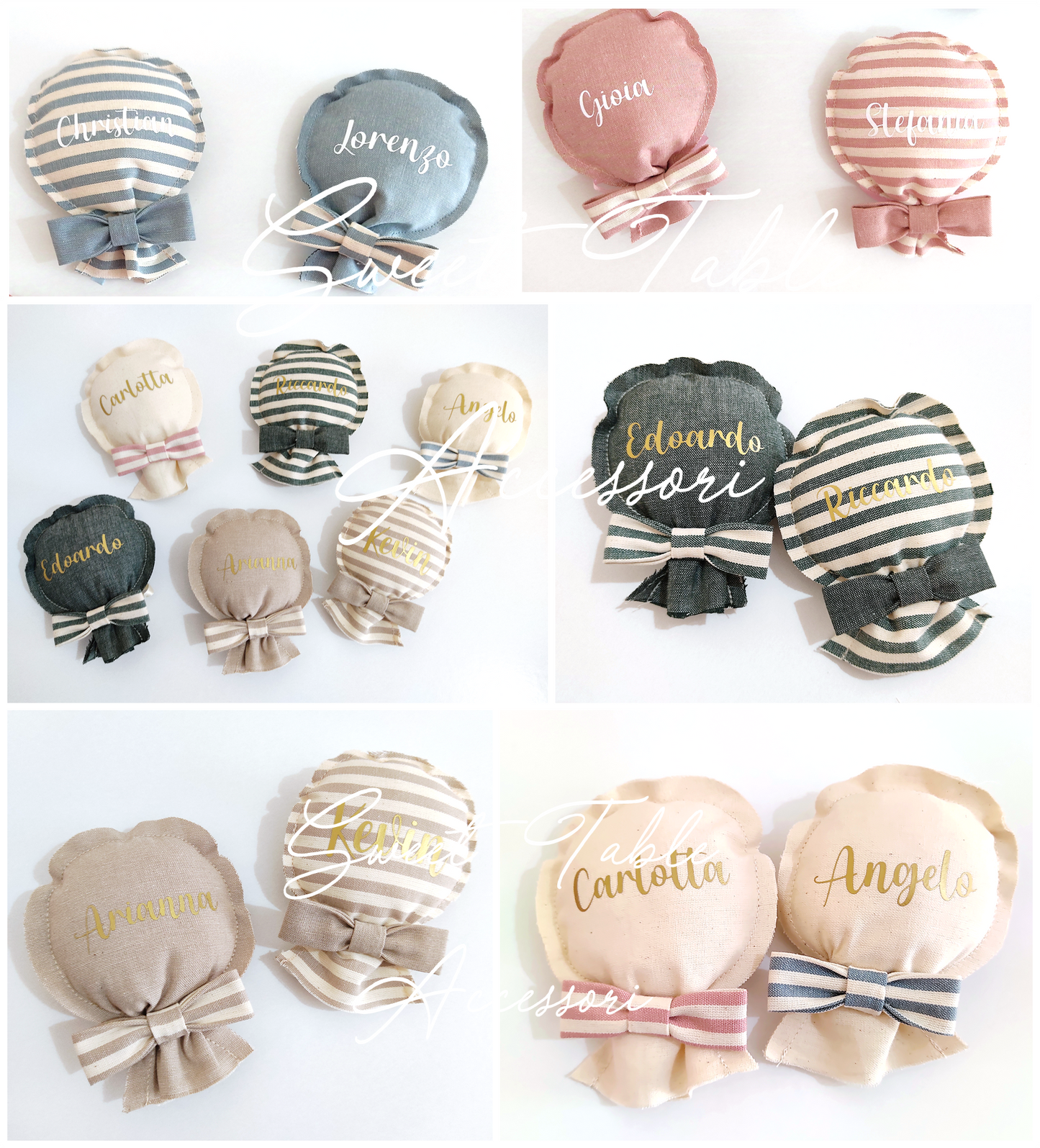 Sacchettino artigianale forma palloncino