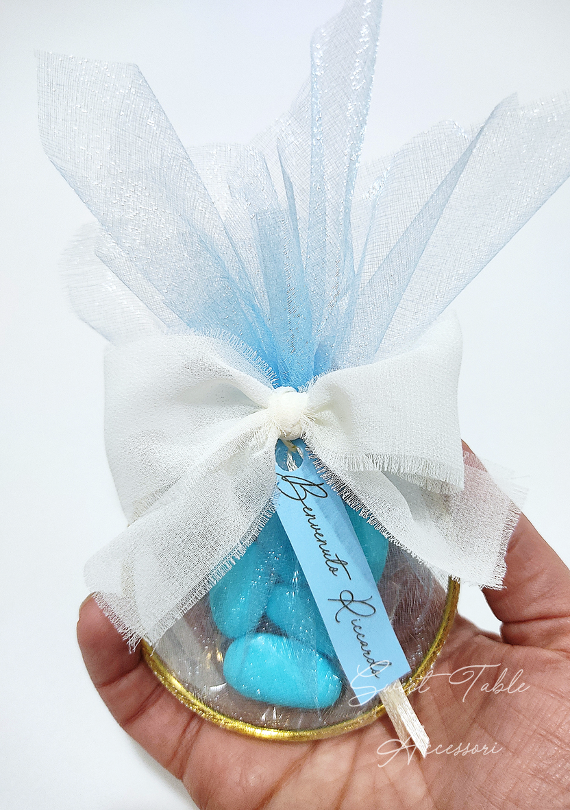 Bomboniera anello porta confetti semplice