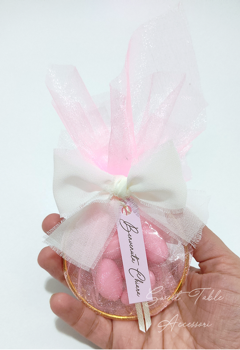 Bomboniera anello porta confetti semplice